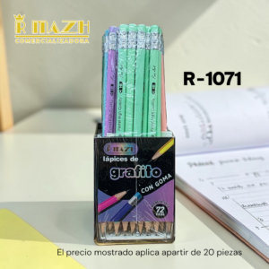 Lápiz de grafito con goma RMAZH Mod. R-1071